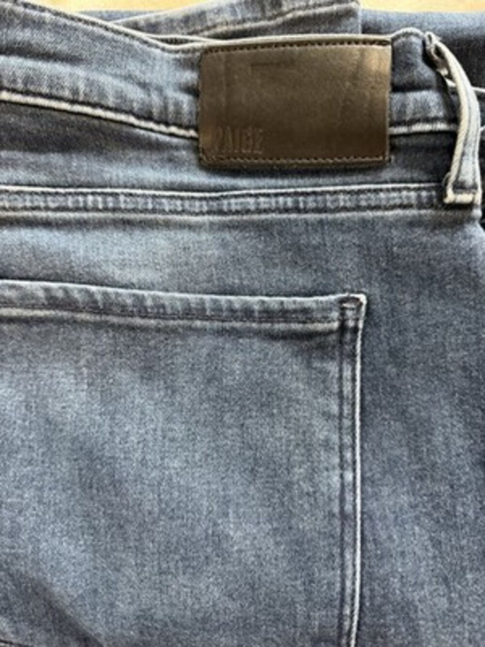 PAIGE Federal Slim Straight Leg Men's Jeans in Dark Blue Wash Size 36x32 - Picture 5 of 5